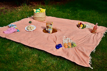 Load image into Gallery viewer, Sunset Orange Picnic Blanket