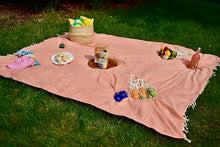 Load image into Gallery viewer, Sunset Orange Picnic Blanket
